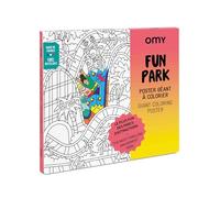 Omy Poster Géant à Colorier Fun Park 70 x 100 cm