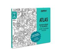 O'my Poster Giant to Colour in Atlas 100 x 70 cm