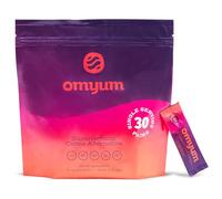 OMYUM - Premium Cacao Mushroom Coffee Alternative (30 Single-Serve Packets) Organic Blend with Lion’s Mane, Reishi, Cordyceps, Ashwagandha, Maca & L-Theanine for Calm, Focused Energy - Low Caffeine