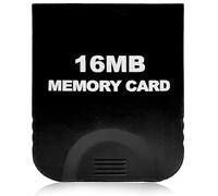 OMYZERO 16MB (251 Blocks) Gamecube Memory Card - High-Speed Save Storage for Nintendo Gamecube & Wii Consoles, Gaming Accessory Kit (16MB-Black)
