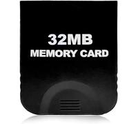 OMYZERO 32MB (507 Blocks) Gamecube Memory Card - High-Speed Save Game Memory Card for Gamecube & Wii Consoles - Gaming Accessory (32MB-Black)