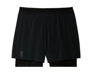 On 5 Inch Performance 2/1 Shorts XXL Black Men