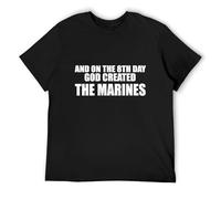 On 8Th Day God Created The Marines Xmas Gift Idea Men's T Shirt S