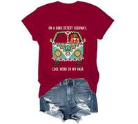 On A Dark Desert Highway Cool Wind in My Hair Shirt, On A Dark Desert Highway Cool Wind in My Hair T-Shirt Claret