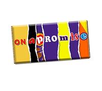 On a Promise Chocolate Bar Wrapper Novelty Funny Gift Birthday Christmas Valentines CH-088 (with chocolate)