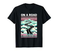 On a Road to Unknown Destinations Surreal Adventure Art T-Shirt