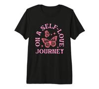 On A Self Love Journey Butterfly Self Awareness Premium T-Shirt