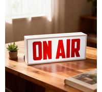 ON Air LED Light Neon Sign With Multiple Brightness Modes for Sound Engineer Singer Studio Recording Office and Home Decoratio Long-Lasting Durable Design Soft Ambient Lighting (11.8x5.9x1.97in)