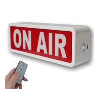 On Air Light Sign Recording Sign Studio Warning Sign for (Studio/Home Studio/Business/Desk or Wall Decor) Simple and Easy On/Off Switch Illuminated Warning Sign for Broadcasting
