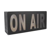 ON AIR Light Sign with Remote - USB LED Recording Sign for Studio, Live Streaming, Broadcasting, Podcasting - 12-Color Adjustable Light Box, Wall Mountable, Compact Studio Decor