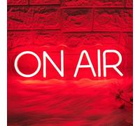 On Air Neon Sign for Twitch, Tiktok, Youtube Streamers/Gamers - Live Streaming/Recording Light Sign - Red Cool Led Signs for Studio, Wall, Bedroom, Game Room Decor