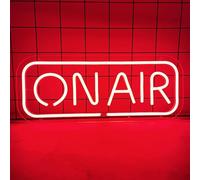 On Air Neon Sign, LED Studio Live Decorative Lights Red Neon Light Sign for Twitch, Tiktok, Youtube Streamers/Gamers - Live Streaming/Recording Light Sign, Bar Club Home Bedroom Game Room Decor