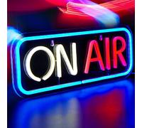 ON AIR Neon Sign Lights - Live Recording Studio LED Light Streaming Broadcast Sign USB Powered with Switch - Bar Pub Club Wall Decor Party Lights