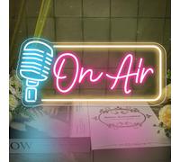 On Air Neon Sign ON AIR LED Light up USB Powered Decorative Signs for Room Bar Pub Store Club Recording Gamers Man Cave Home Party Wall Art Decor