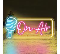 ON AIR Neon Sign On Air LED Night Lights USB Powered Decorative Signs for Room Bar Pub Store Club Recording Gamers Man Cave Home Party Wall Art Decor