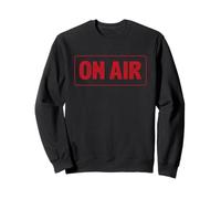 On Air Radio Live Microphone Design Sweatshirt