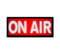 ON AIR - Radio Tv - Sticky Pads | Printed Metal Wall Sign Plaque