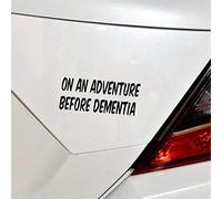 On An Adventure Before Dementia Fun Window Bumper Vinyl Sticker 17.8CMx6.6CM