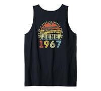 (ON Back) 59 Limited Edition 1967 June 59th Birthday Tank Top