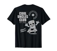 (ON Back) Cool Uncles Club EST 2026 Retro Father's Day T-Shirt