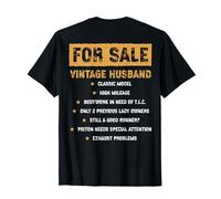 (ON Back) for Sale Vintage Husband Classic Model Fathers Day T-Shirt