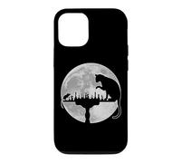 (On Back) Funny Chess Lover Player Cat Vs Mouse Moonlight Case for iPhone 12/12 Pro