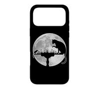 (On Back) Funny Chess Lover Player Cat Vs Mouse Moonlight Case for iPhone 17 Pro Max