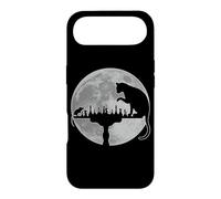 (On Back) Funny Chess Lover Player Cat Vs Mouse Moonlight Case for iPhone Air