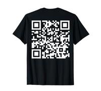 (On Back) Funny QR Fck Off Code Saying Quote For Men Women T-Shirt
