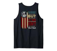 (On Back) I'm Friendly But My Wife Isn't Funny Skeleton Tee Tank Top