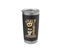 (ON Back) July 1966 60th Birthday 60 Years Teddy Bear Stainless Steel Insulated Tumbler