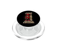 (ON BACK) June 1978 48th Birthday 48 years Teddy Bear PopSockets PopGrip for MagSafe