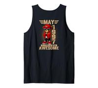 (ON Back) May 29th Birthday Men Women 1997 Teddy Bear Tank Top
