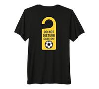 ON Back - Soccer Game On Fan Watching Mode Funny Soccer Premium T-Shirt