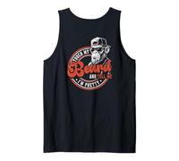 (On Back) Touch My Beard and Tell Me I'm Pretty Monkey Tank Top
