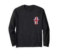ON BACK VE Day UK Flag 80th anniversary Celebration VE Day Long Sleeve T-Shirt