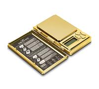 On Balance Scale Shine SH 100 Digital Mini Scale 100g x 0.01g by Online London Store (Chrome Gold)