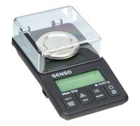 On Balance SEN-250 Senso Carat Milligram Scale 0.001g/50g, Portable High Precision Digital Milligram Scales 0.001g for Powders & Jewelry, Piece Count, USB Power, Tray Tweezers, Weights, Hard Case