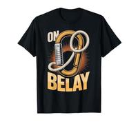 On Belay Rock Climbing Belayer Partner T-Shirt