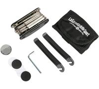 On Bike Multipurpose Tool 7 Functions Bike Tools - Allen Key Set 2 3 4 5 6 Mm with Star Screwdriver and Compact Resealable Cut for City Bike MTB Cycle Repairs
