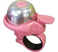 On Bike Universal Mini Bicycle Bell Steel Pink/Silver