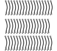 On Blow Black Metal Bobby Hair Pins, 5.5 cm Length, Pack of 48