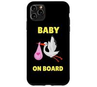 On Board Baby | Stork Shower Announcement Case for iPhone 11 Pro Max