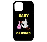 On Board Baby | Stork Shower Announcement Case for iPhone 12/12 Pro