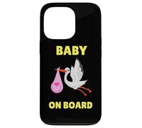 On Board Baby | Stork Shower Announcement Case for iPhone 13 Pro