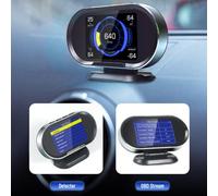 On-Board Digital Computer for AUTO Diagnostic Scanner with 3.5 Inch LCD Display, Real-Time Data Monitor for Battery Voltage, Engine Temperature and Fuel Consumption, OBD2 Scanner for Cars