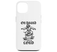On Board With The Lord Christian Skate a Jesus Skating Case for iPhone 13