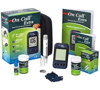 On Call Extra Blood Glucose Meter Starter Kit (incl. 10 Test Strips, 10 Lancets, 1 Lancet Device, 1 Control Solution) (MMOL/L)