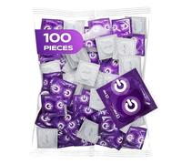 ON Chocolate Condoms I 54mm Wide I Pack of 100 I Black Condoms with Chocolate Scent I Thin Wall Thickness of 0.07mm I Vegan Condoms I Condoms for Men
