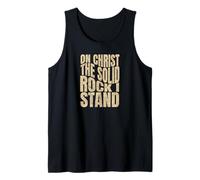 On Christ The Solid Rock I Stand, Christian Men and Women Tank Top
